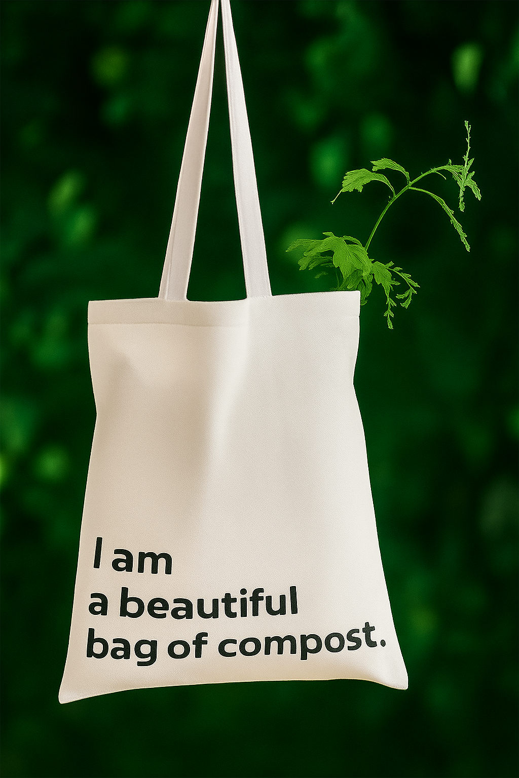 Compostable tote bag